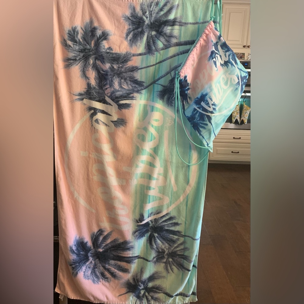 Justice beach towel and a bag !!